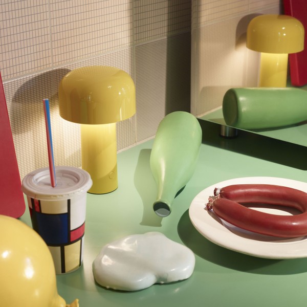 TABLE LAMP "Yellow Mushroom"