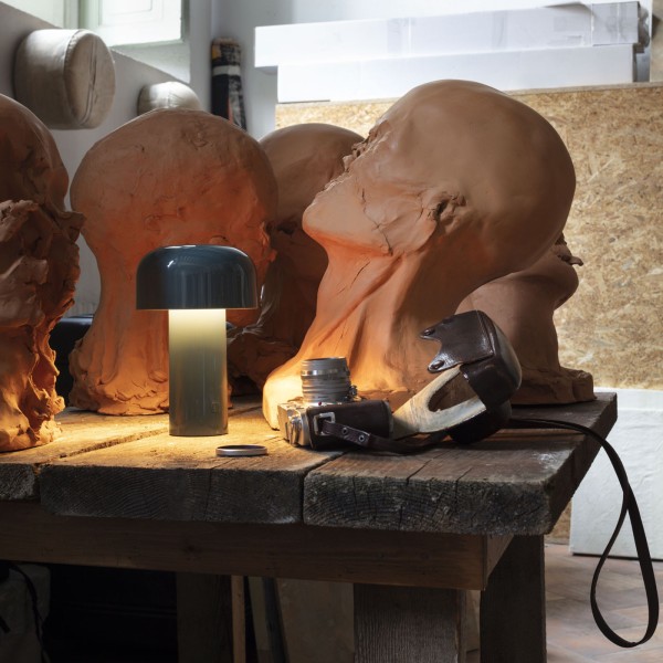 TABLE LAMP "Yellow Mushroom"