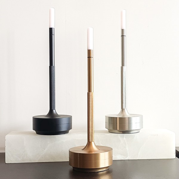 MODERN CANDLE LAMP grey colour