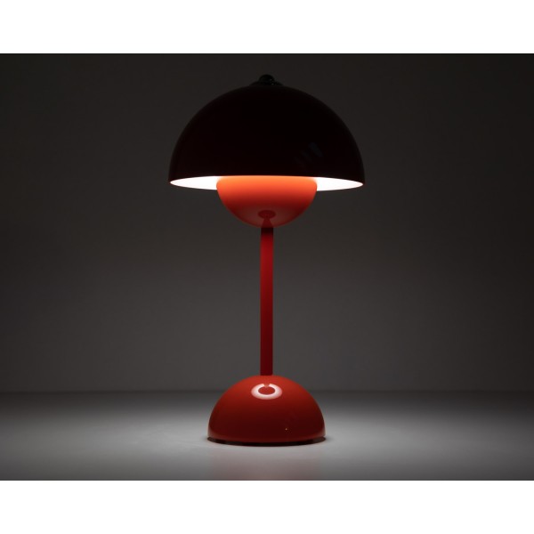 TABLE LAMP "Moon" red