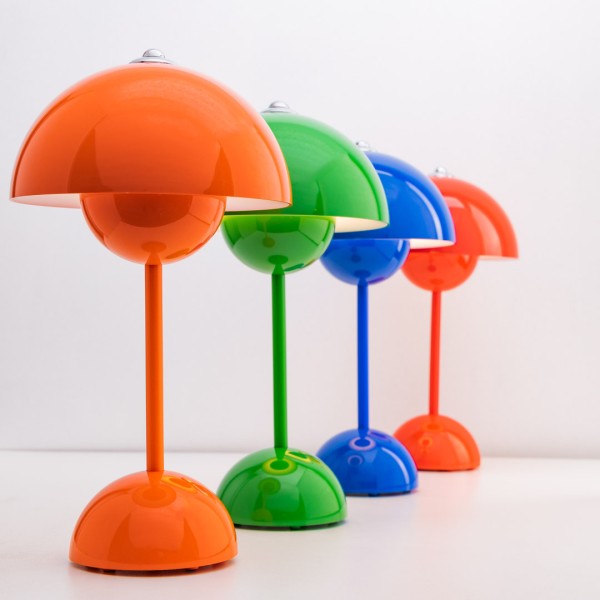 TABLE LAMP "Moon" red