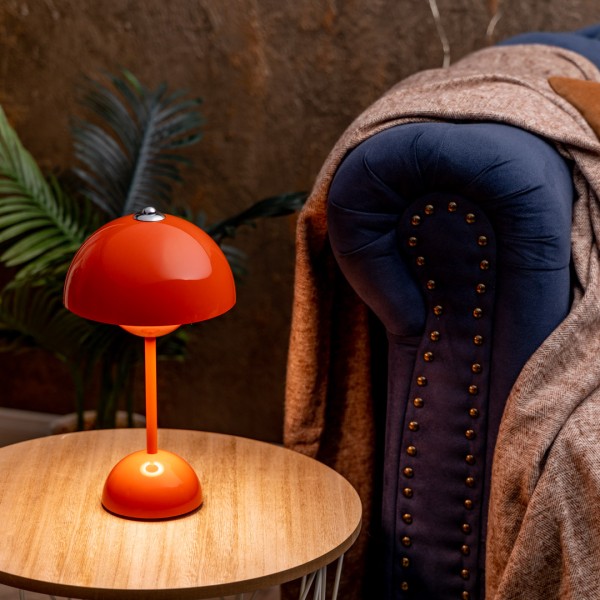 TABLE LAMP "Moon" red