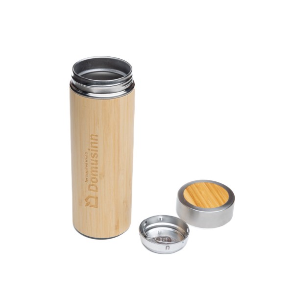 Bamboo flask-thermos