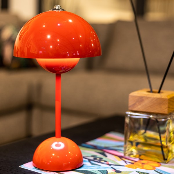 TABLE LAMP "Moon" red