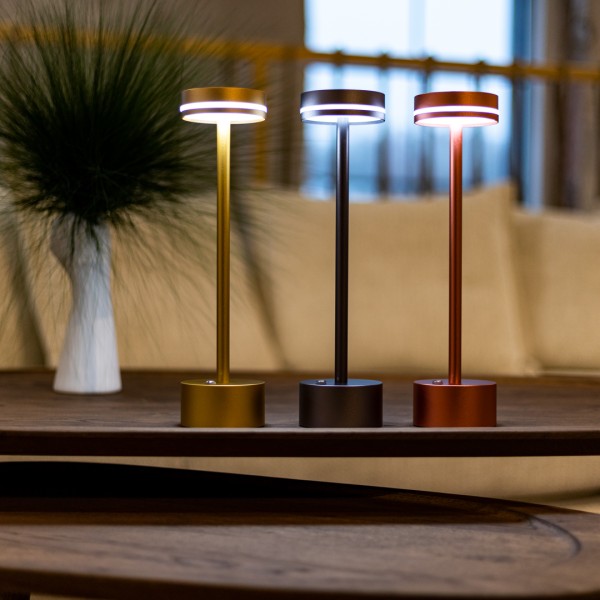 TABLE LAMP „TouchGlow“ gold colour