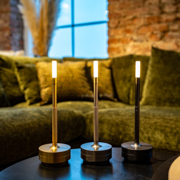 MODERN CANDLE LAMP grey colour
